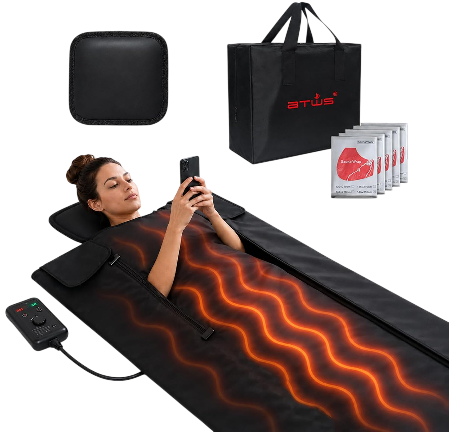 Infrared Sauna Blanket –Low EMF by Heat Healer 
